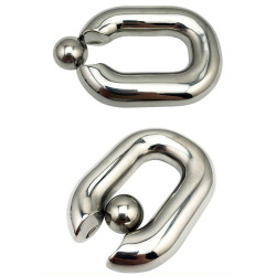MenSteel Ballstretcher en métal Oval Ball M 45 x 25mm - 425g